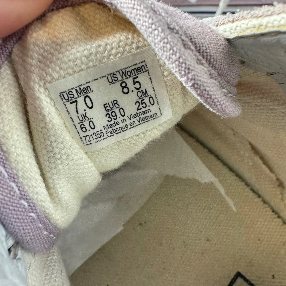 Vans Old Skool Dusty Rose Pink Suede Canvas Sneakers Womens 8.5 Mens 7.0